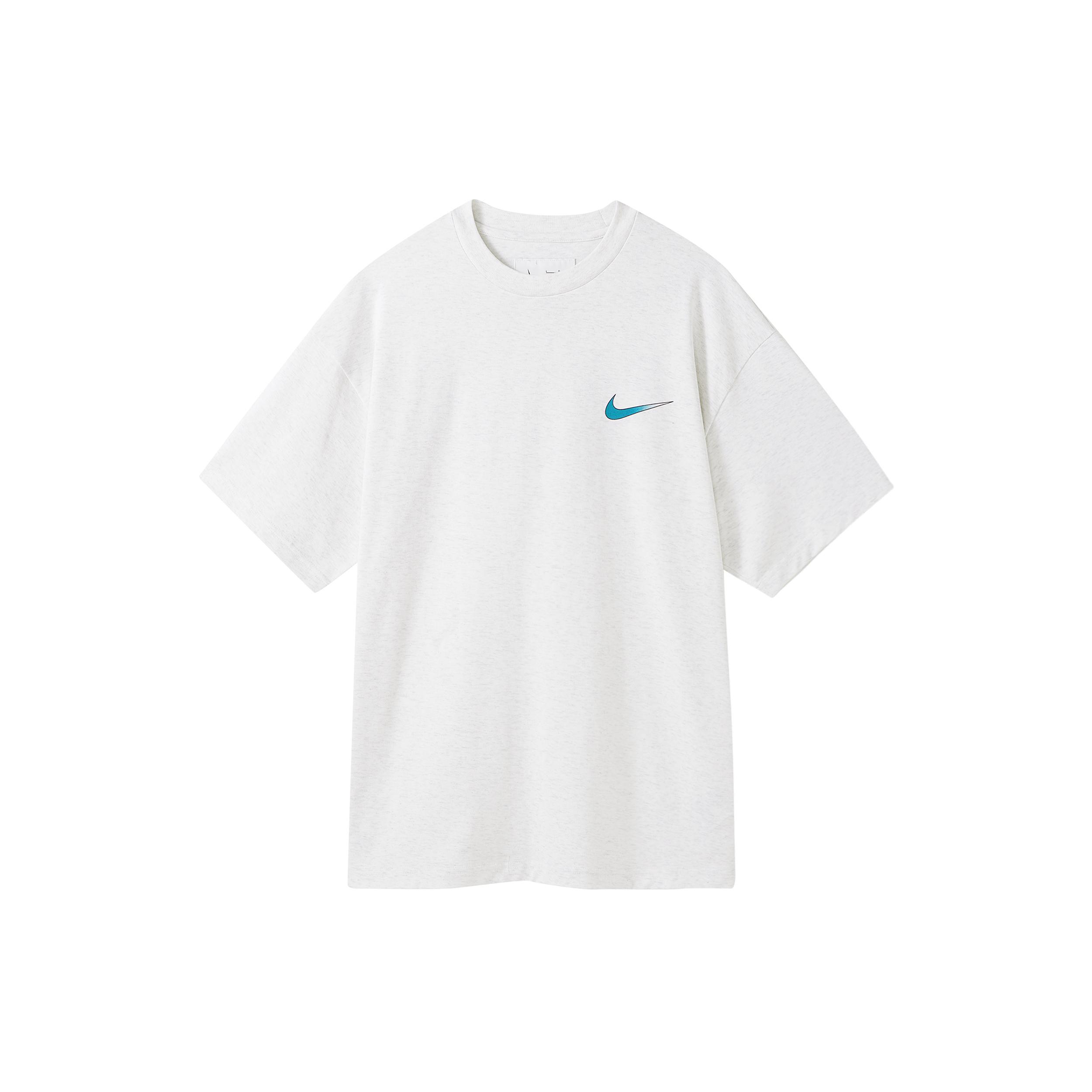 

New Nike Drop Shoulder Sleeve T-Shirt Unisex White FB2730-051 L