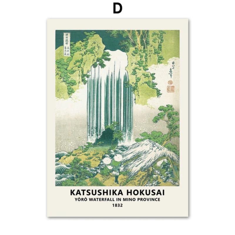 Japan Style Peacock Wall Art Hokusai Ohara Koson Canvas Painting Nordic Posters And Prints Wall Pictures For Living Room Decor