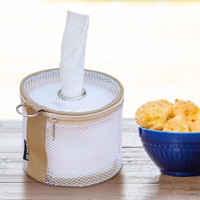Outdoor Toilet Paper Holder Tissue Roll Cover Organizer Storage Bag for Office Picnic