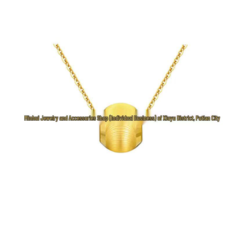 Shuibei 999 Pure Gold Ginkgo Leaf Buddha Necklace - Bestseller Jewelry Piece