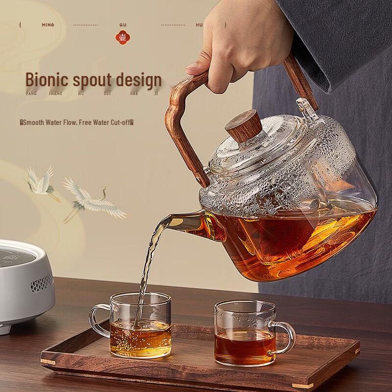 YIHUTEA Heat-Resistant Glass Teapot