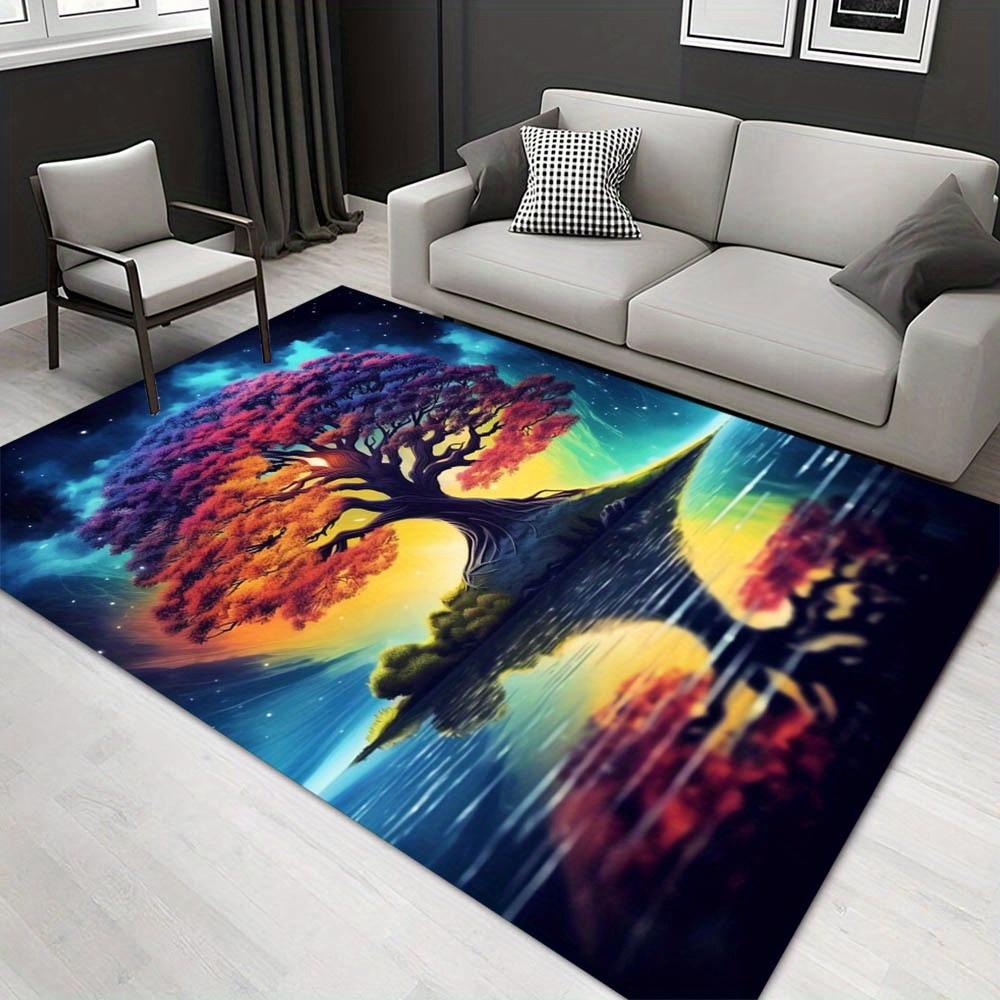 

1pc 17857919860 Pattern Carpet, Area Rug For Living Room Bedroom Room Bed Chair Laundry Entryway Corridor Yard Non-slip Outdoor Camping Rug 60cm by 90cm
