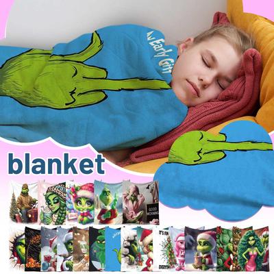 Green R Series Cover Blanket Home  Nap Blanket  And Winter Flannel Blanket