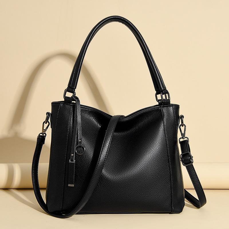 Bags Women's Bags 2025 New Tote Bags Commuting Large-capacity Handbags Soft Leather Casual Versatile Shoulder Bags