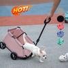 Outdoor Dog Stroller Portable Lightweight Folding 360° Rotating Trolley Pet Cat Stroller for Small Dogs Cats Travel Walking