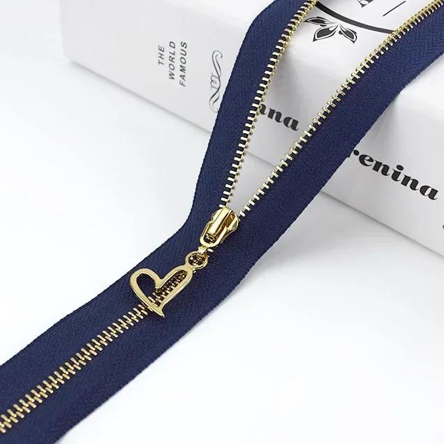 3Pc Meetee 15-70cm 3# Metal Zippers Auto Lock Zip for Clothes Purse Pocket Zipper Closures Repair Kit DIY Bag Sewing Accessories