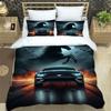 3D M-Mustang logo samochodu Pościel wykwintny zestaw pościeli poszewka na kołdrę zestaw kołdry pościel luksusowy prezent urodzinowy
