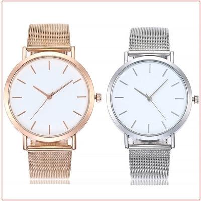Sliver Mesh Stainless Steel Watches Women Luxury Casual Clock Ladies Wristwatch