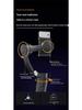 M3 Mobile Phone Stabilizer: 3-Axis Anti-Shake Gimbal with AI Face Tracking & Detachable Remote for Live Streaming and Handheld Shooting.
