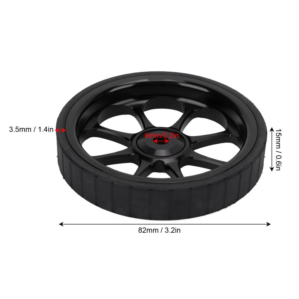 Aluminum Alloy Folding Bike Easy Wheel 82mm Widened Bea Easy Wheel for 3sixty Folding Bike
