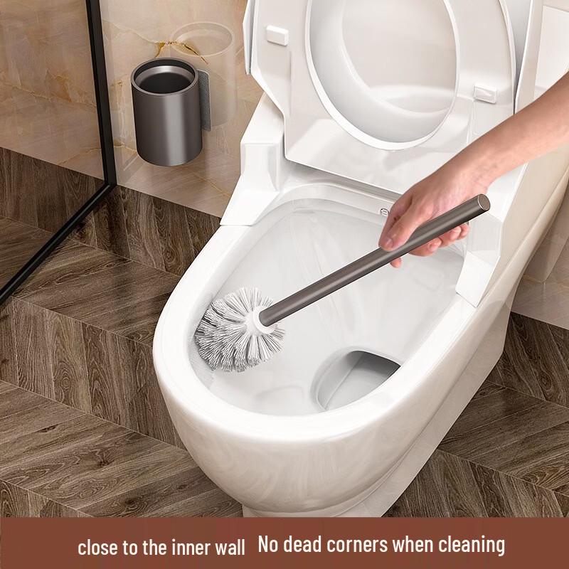 ZNMW Square Silicone Toilet Brush (2-Pack)