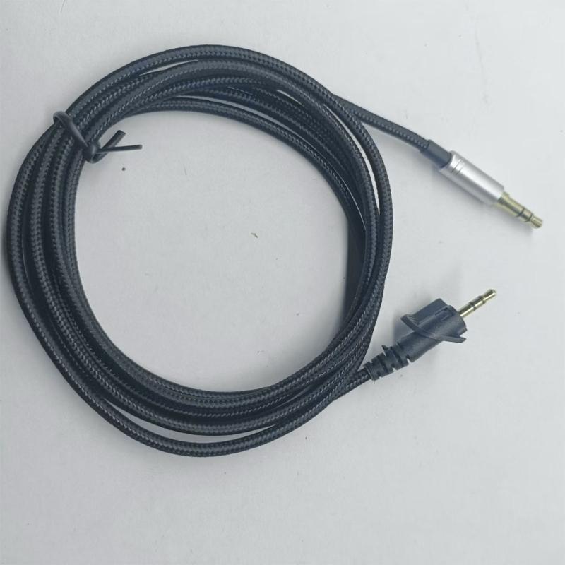 4.9ft Weaving Cable for AE2 Headphone with Inline Control Replacement Headset Wire Connection Line