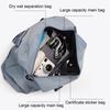 Travel Bag Dust-proof Large Capacity Nylon Dry Wet Separation Duffle Bag for Women