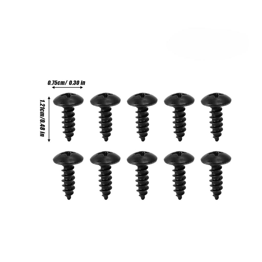 Thread Self-Tapping Flat Pan Screws Carbon Steel Phillips Recessed Truss Screws Furniture Mounting Screw for Sheet Metal Wood