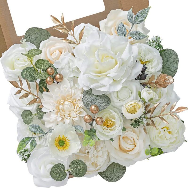 Künstliche Blume Geschenkbox Falscher Blumenstrauß DIY Hochzeitsdekoration Strauß