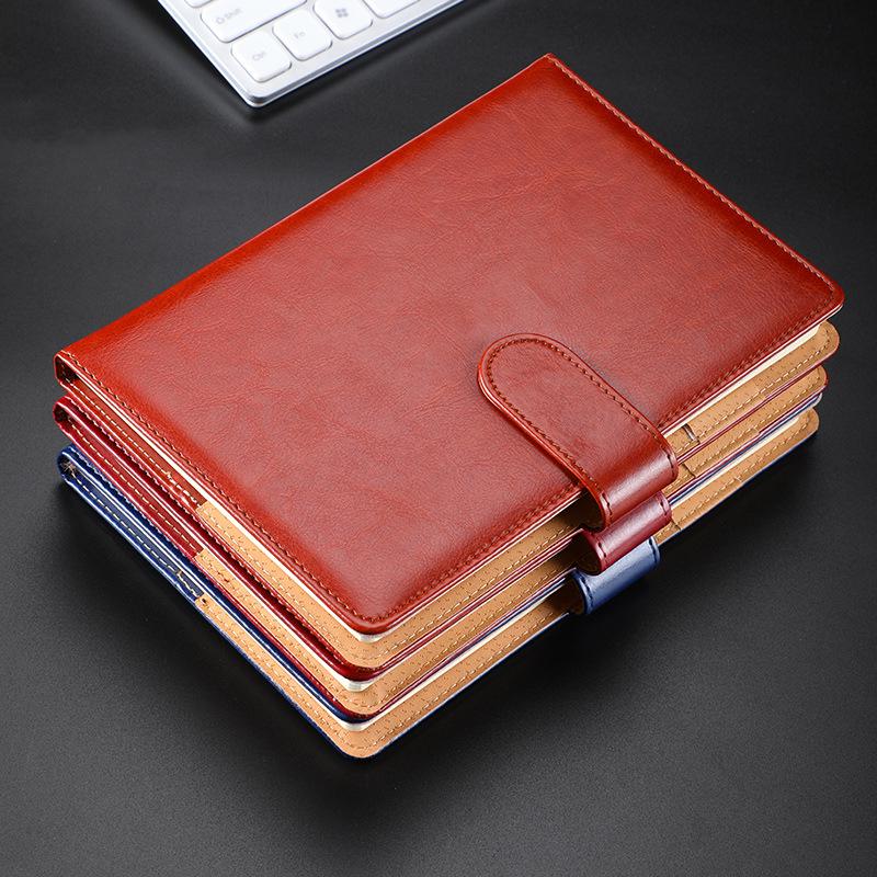 A5 Custom Imitation Leather Notebook Gift Set - Customizable Creative Journal
