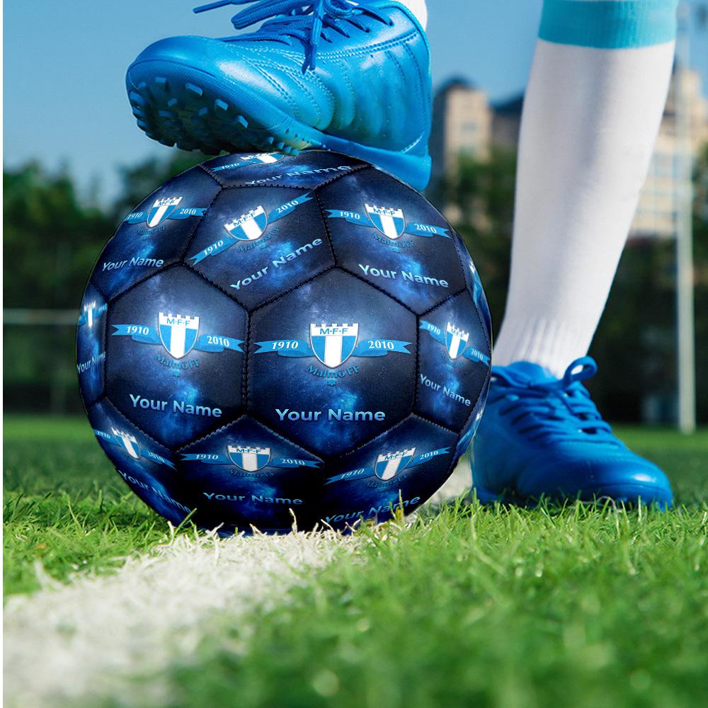 Malmö FF Fashion Size 5 Football Wearproof Non‑Slip Soccer Ball For Sports Training Entertainment Use