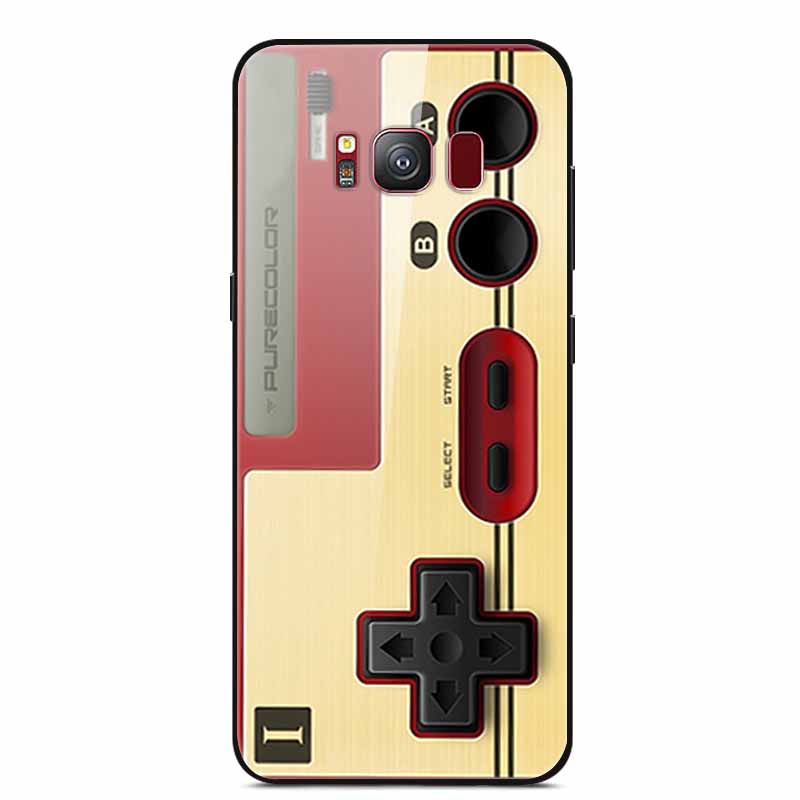 Glass Back Cover For Samsung Galaxy S8 Plus Case S 8 Plus Hard Tempered Glass Case For Samsung S8 Plus Phone Case Soft Bumper
