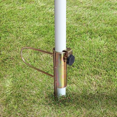 Beach Umbrella Anchor Sun Shade Support Tent Fixing Holders Outdoor Tents Sand Grabber Bases Stand Steel Stakes