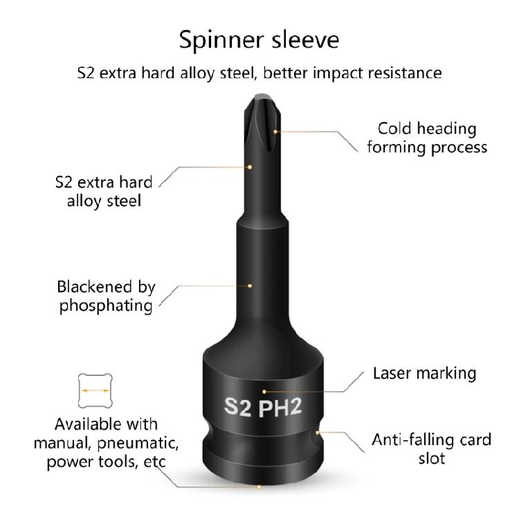 Llave de 3/8'' Socket Destornillador Adaptador de Llave Convertidores de Socket de Impacto Herramienta