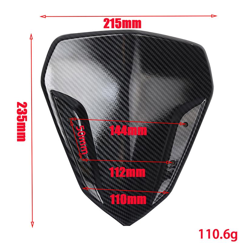Windscreen Windshield Covers Screen for YAMAHA AEROX155 NVX155 Motorcycle Motorbikes Deflector Accessories Carbon Fiber Look