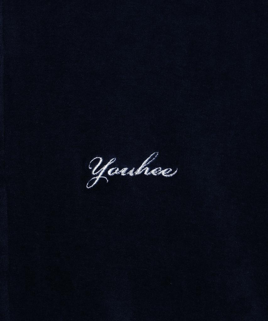 Youhee Velour Track Top Navy