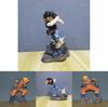 Super Saiyan Shadow Gk Future Warrior Pvc Figure Of Arm-broken Gohan Vs Android 18 Boxed Collectible