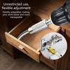 300mm Magnetic Quick Releases Flexible Shaft With 6.35mm Hex Shank For Power Tool And Handcraft Projects