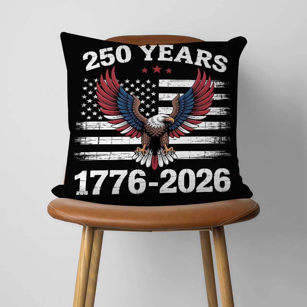 American Independence 250Th Anniversary 30X30Cm 45X45Cm Pillow Case Decor Protective Covers Comfortable Soft For Sofa Living Roo