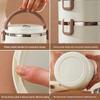 Bingyue 4-Layer Portable Insulated Round Lunch Box