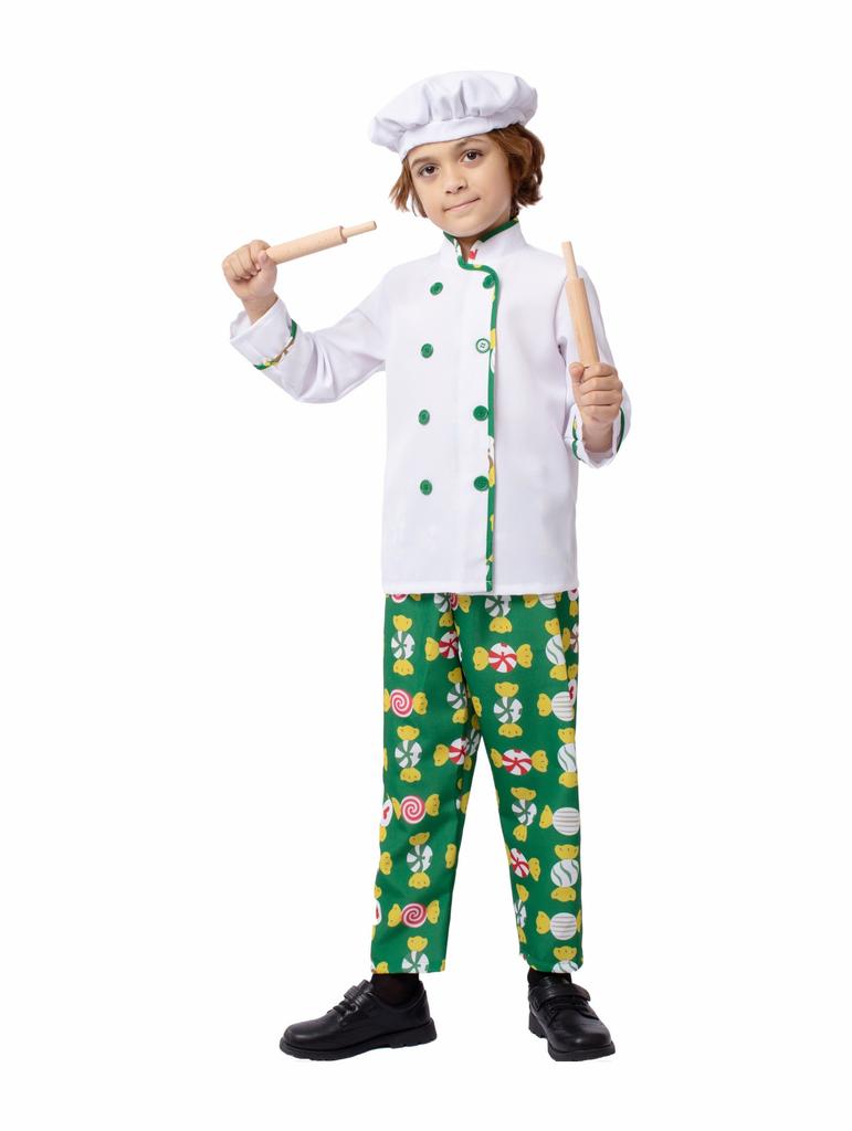 Children Toddler Chef Show Costume Play House Cosplay Boys And Girls Halloween Costume Chef Cos
