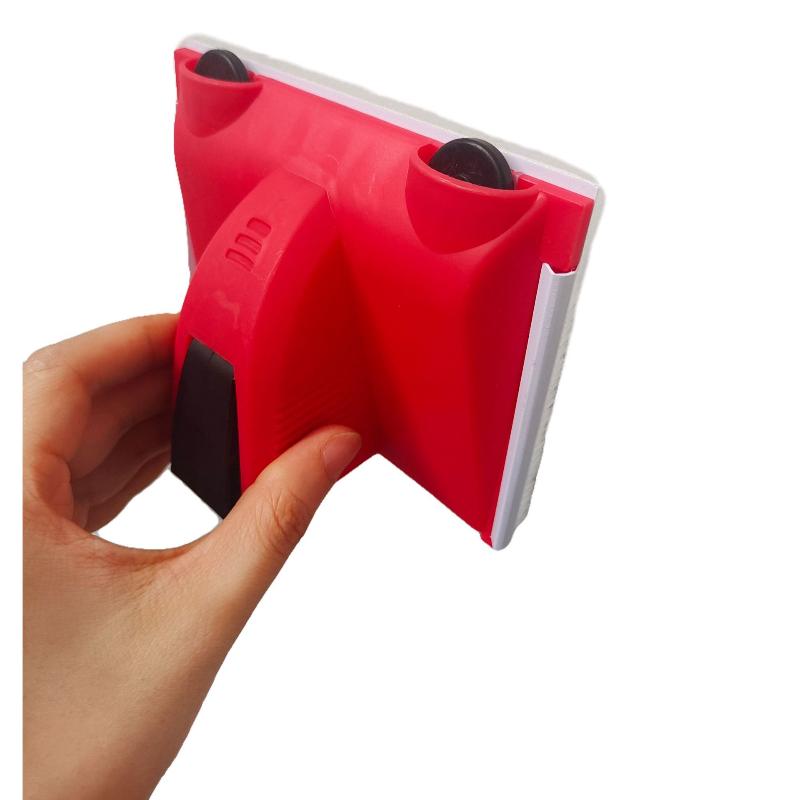 Red Paint Edger Cutting In Home Interior Plastic Wall With Pad Nylon Bristles Edges Painting Corner And Edges