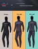 3MM Two-Piece Hooded Wetsuit Set: Long Sleeve Spearfishing, Scuba, Surfing, Snorkeling Suit