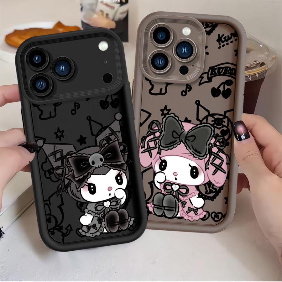 Phone Cover Case for Apple iPhone 17 Pro Max 14 Plus 12 Air XS 16 15 11 16e XR 13 Mini Sanrio Cool Kuromi