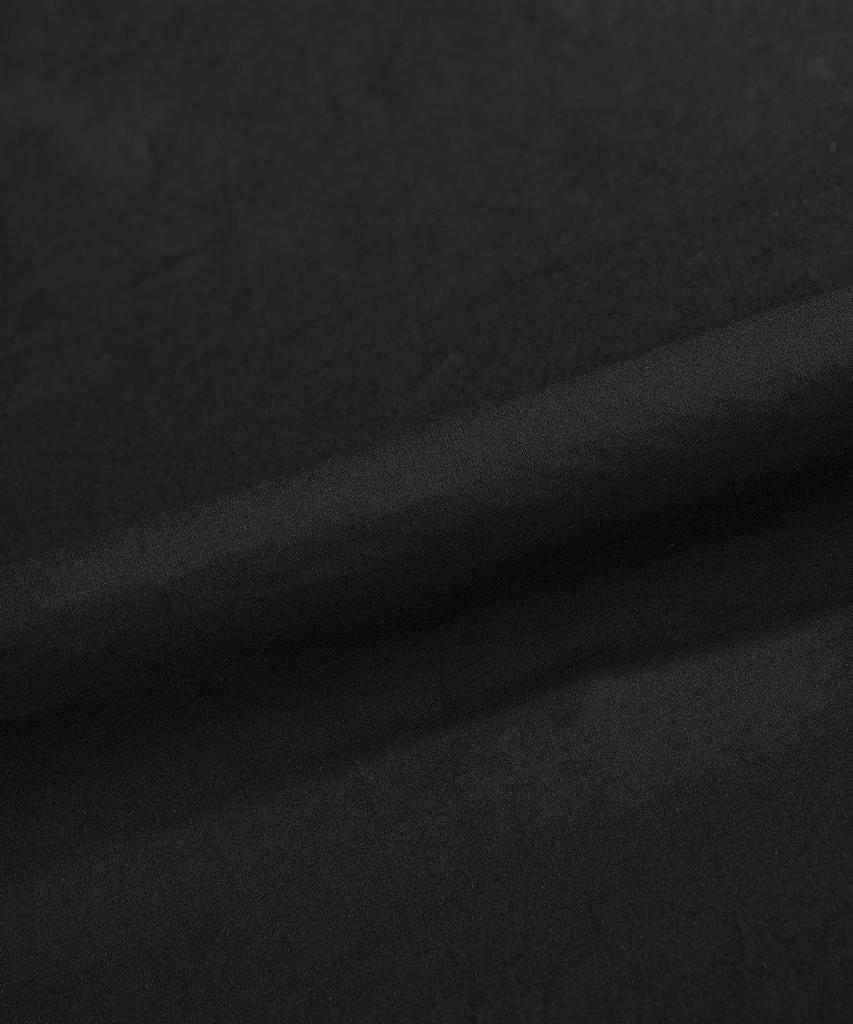 VASTIC Oversized Cotton Half Shirt_Black