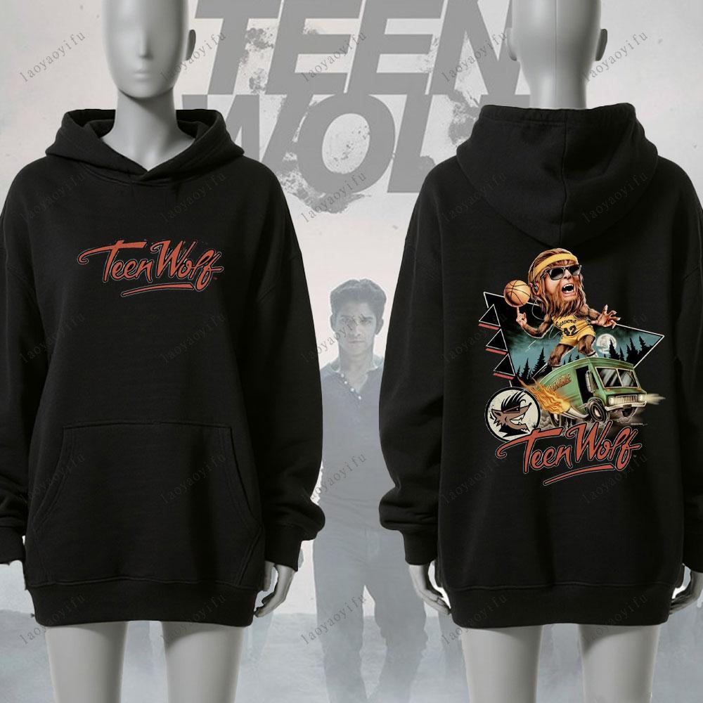 Teen Wolf Hoodie Men Pullover Novelty Trending Clothes Autumn and Winter Keep Warm Tracksuit Street Fashion Sportswear