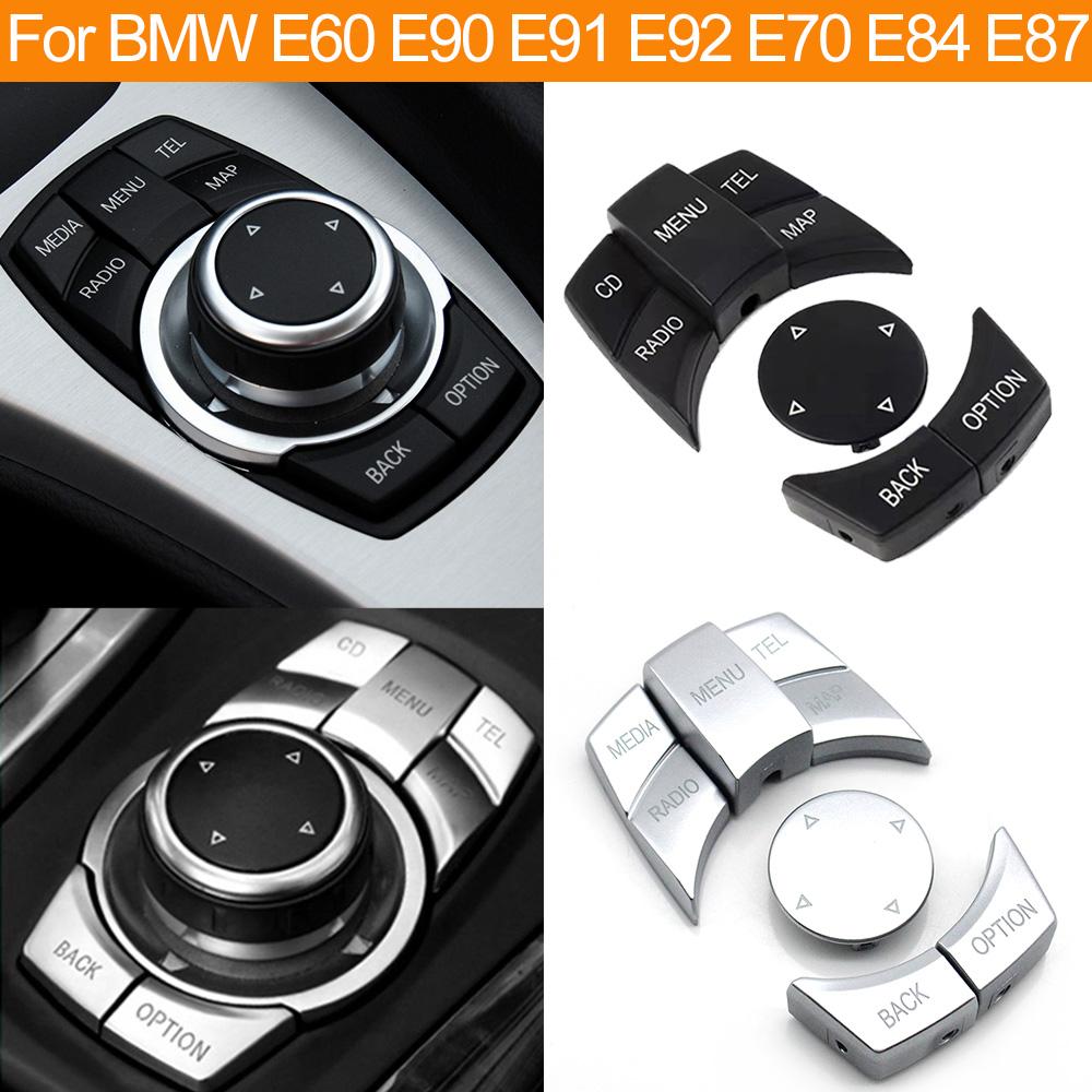 Central Multimedia CIC i-Drive Control Button Kit For BMW 3S 5S X1 X5 X6 E60 E61 E81 E82 E87 E88 E84 E89 E90 E91 E92 E70 E71 E72