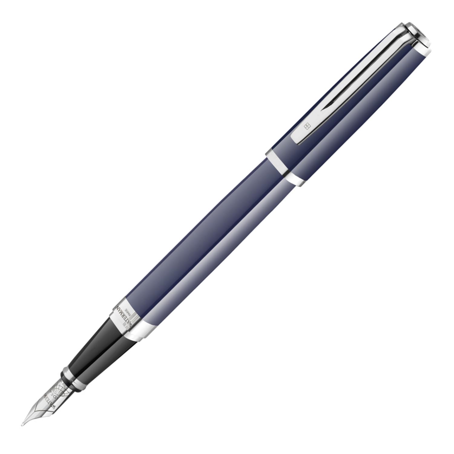 

WATERMAN Fountain Pen Exception Slim Blue CT Fine Point Gift Box Gift Luxury Regular Import 2214314