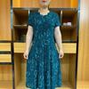 Women's Summer Design Elegant Age Reducing Dresses Middle and Older Middle Length Temperament Casual Knee-length Skirt