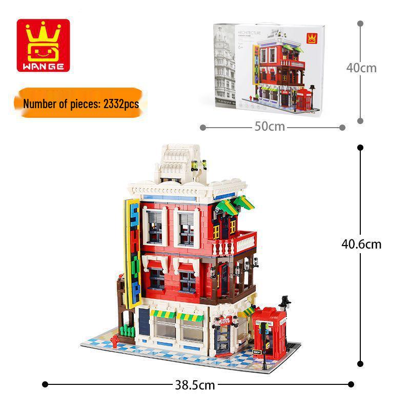 Wange 5218 Yellow Crane Tower Model - Free Shipping & Educational Building Blocks