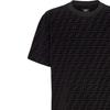 Fendi FF-Jacquard Frottee T-Shirt FY0936A7D5F0ABB