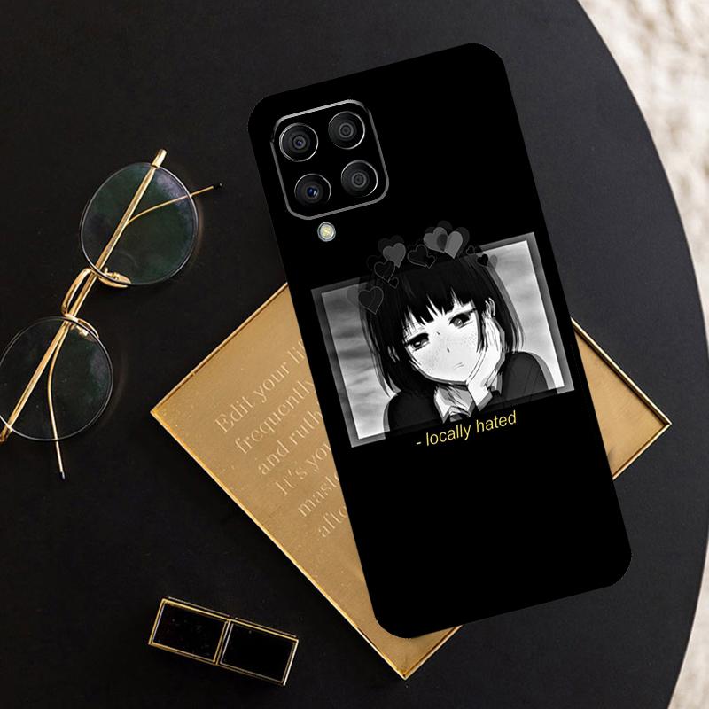 Sad Japanese Anime Aesthetic For Samsung Galaxy M16 M06 M12 M13 M14 M15 M35 M55 M34 M54 M33 M53 M21 M31 M11 M32 M52 Case