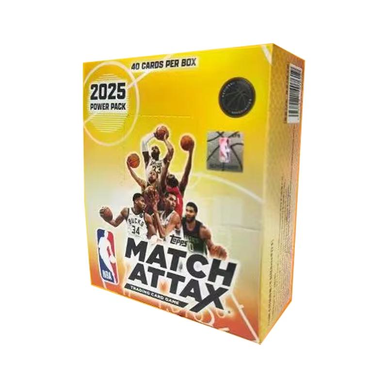 New Genuine 2025 TOPPS 2025 NBA MATCH ATTAX Basketball Battle Card Energy Pack Collection Card Holiday Gift