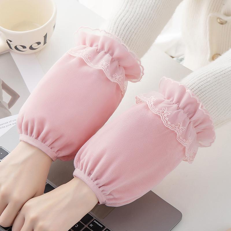 

Covers Sleeve Stain Resistant Oil Stained Lace Kitchen Supplies Adults Children