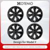 4PCS/Set Hubcaps 19 inches Full Coverage Arachnid Wheel Cover Cap Design for Tesla Model S/ Model Y Automobile Accessories