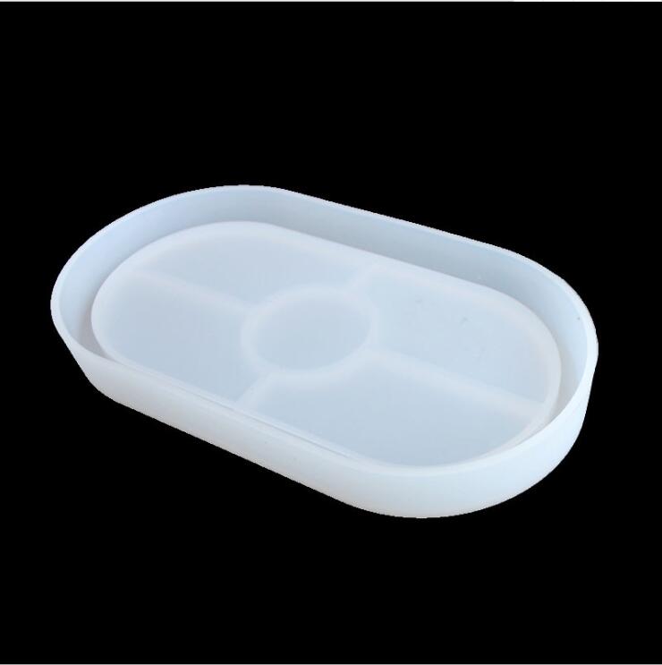 DIY Dish-shaped Mold Flower Board Mold Epoxy Resin Crafts Flower Tray Epoxy Resin Crafts Personalized Tray