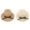 Wide Brim Straw Weave Sun Hat Bow Fisherman Hat Fashion Sunscreen Bucket Hat  Outdoor