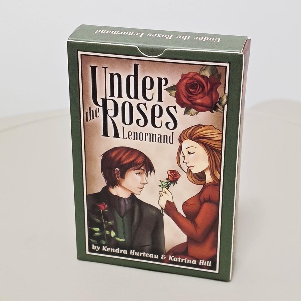 Under The Roses Lenormand Deck A Charming 40-card Petit Lenormand Deck Presented with Delicate Sepia- Toned Illustrations 9*6cm