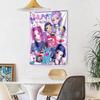 Kpop Demon Hunters Custom Your Name Wall Decor Tapestry Art For Pet Memorial Birthdaywedding Party Backdrop Family Gift