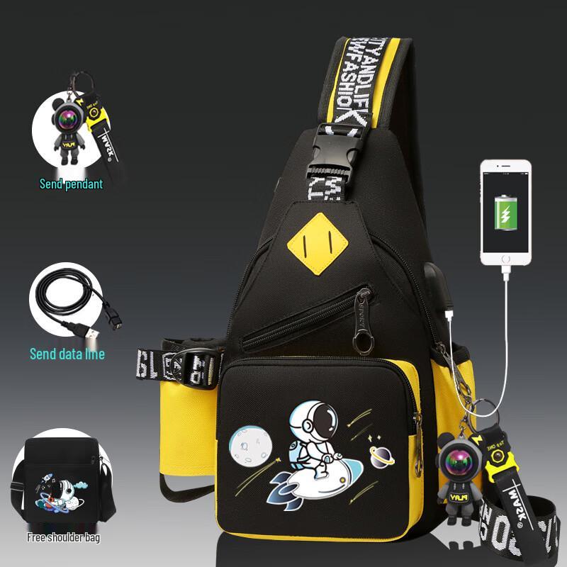 Мужская кросс-боди сумка на грудь из оксфордской ткани